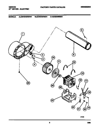 Diagram for GDE546RBD1