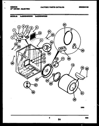 Diagram for GDE546RBW0