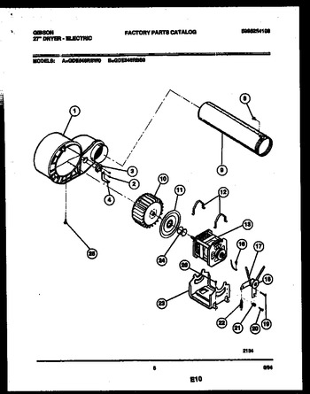 Diagram for GDE546RBW0