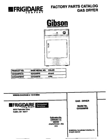 Diagram for GDG336RBD2