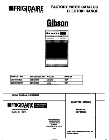 Diagram for GEF350SBWB