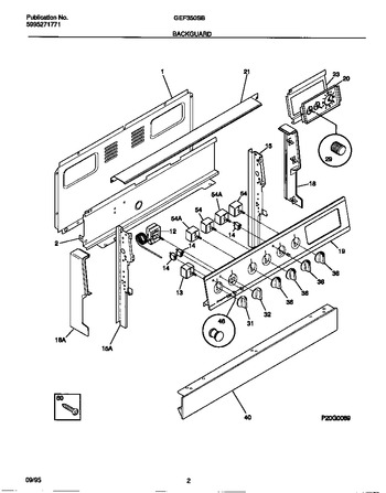 Diagram for GEF350SBWB