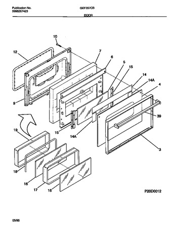 Diagram for GEF357CBTB