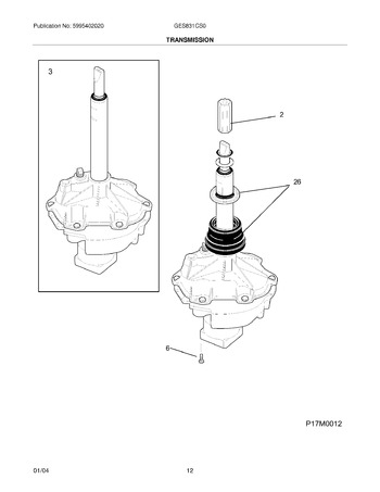 Diagram for GES831CS0