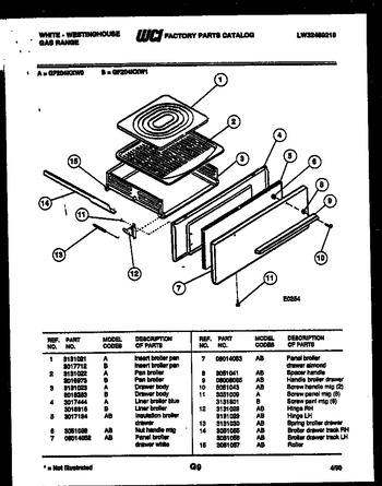 Diagram for GF204KXW0