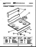 Diagram for 02 - Backguard And Cooktop Parts