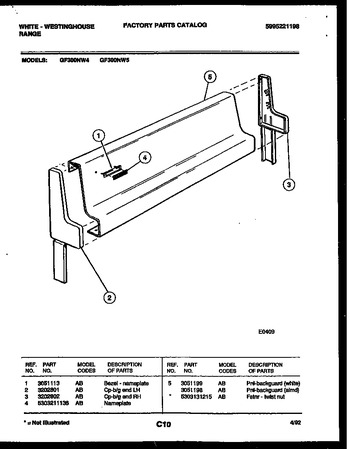 Diagram for GF300ND4