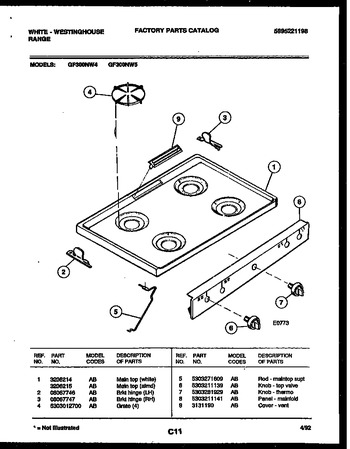 Diagram for GF300ND4