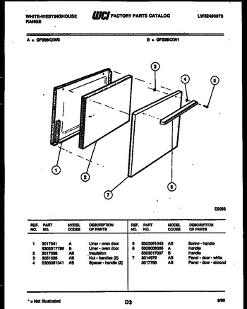 Diagram for GF306KXD0