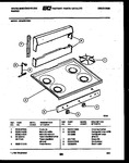 Diagram for 02 - Backguard And Cooktop Parts