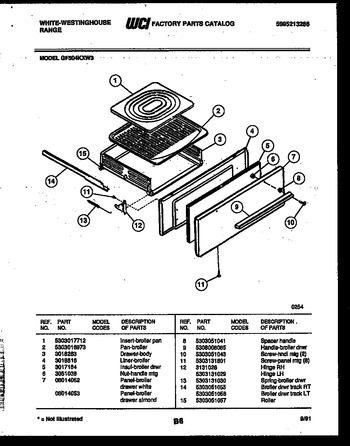 Diagram for GF504KXW3