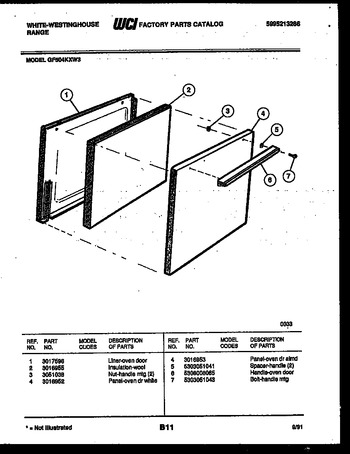 Diagram for GF504KXW3