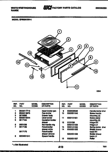 Diagram for GF600HXW4