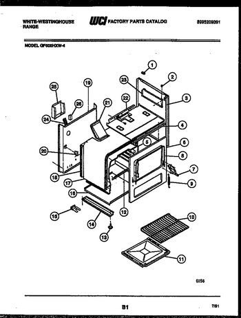 Diagram for GF600HXW4