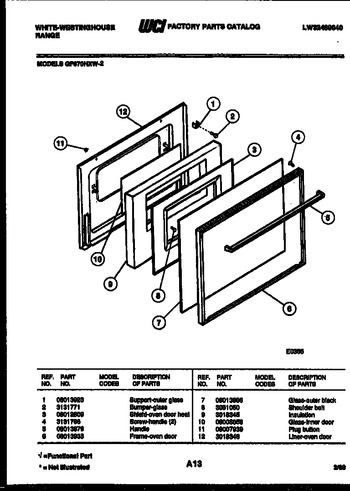 Diagram for GF670HXW2