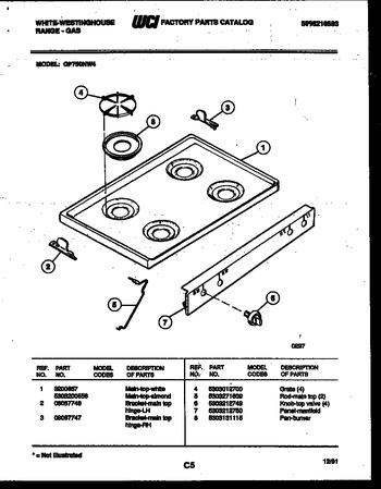 Diagram for GF750ND4