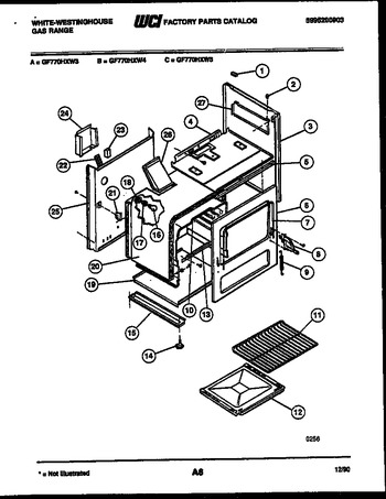 Diagram for GF770HXW4