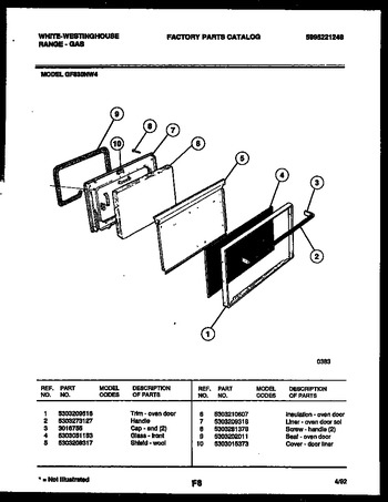 Diagram for GF830ND4