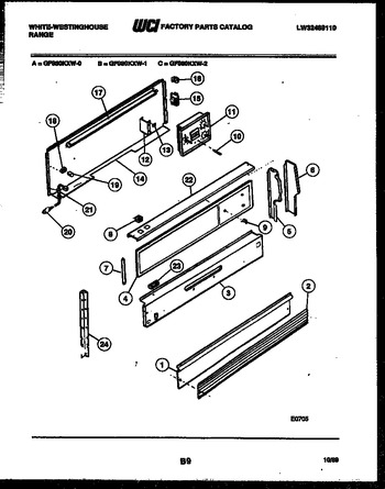 Diagram for GF980KXW1