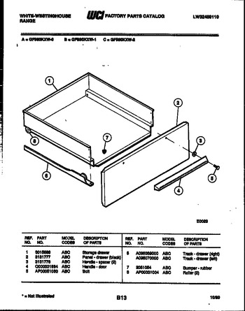 Diagram for GF980KXW1