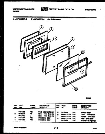 Diagram for GF980KXW1