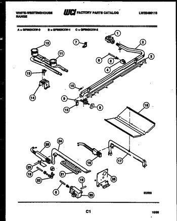 Diagram for GF980KXW1