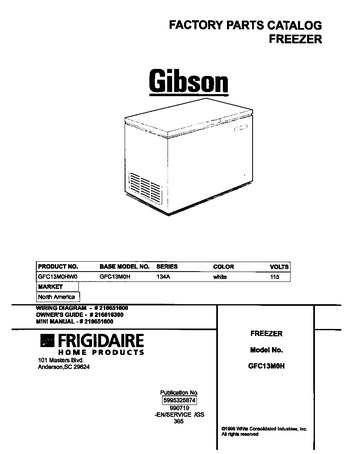 Diagram for GFC13M0HW0