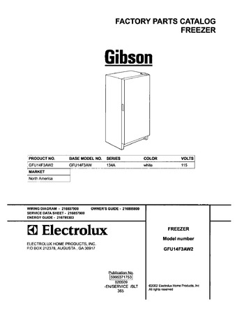 Diagram for GFU14F3AW2