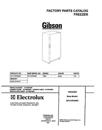 Diagram for GFU14F3AW3