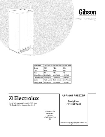 Diagram for GFU14F3AW8