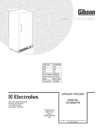 Diagram for GFU2065FWA