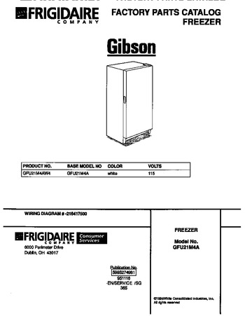 Diagram for GFU21M4AW4