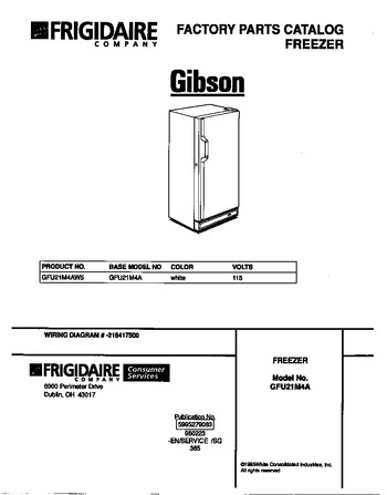 Diagram for GFU21M4AW5