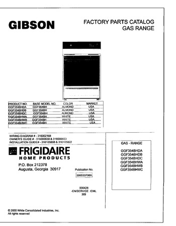 Diagram for GGF354BHDB