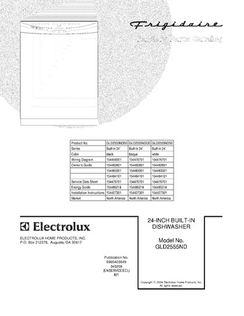 Diagram for GLD2555NDB0