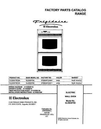 Diagram for GLEB30T8CSA