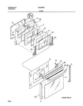 Diagram for GLED388DSA