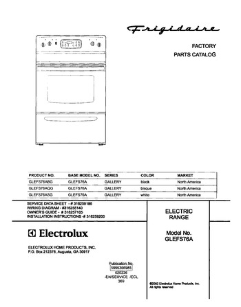 Diagram for GLEFS76AQG