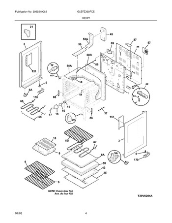 Diagram for GLEFZ369FCE