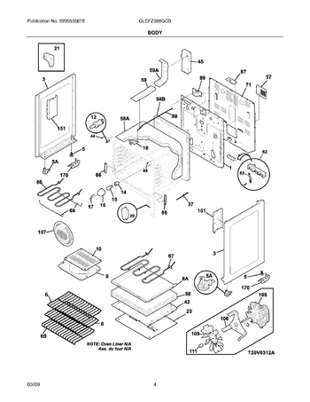 Diagram for GLEFZ388GCB