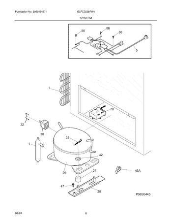 Diagram for GLFC2528FW4