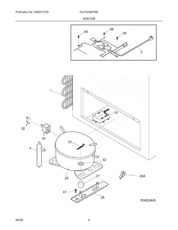 Diagram for GLFC2528FW6