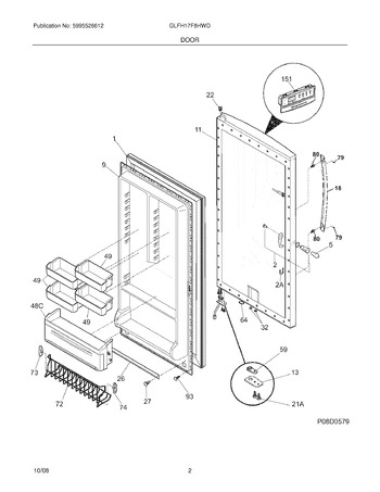 Diagram for GLFH17F8HWD