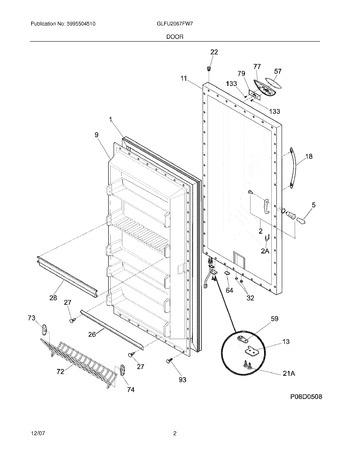 Diagram for GLFU2067FW7