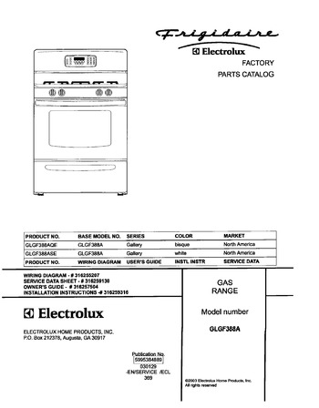 Diagram for GLGF388ASE