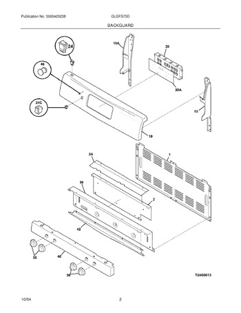 Diagram for GLGFS75DSA