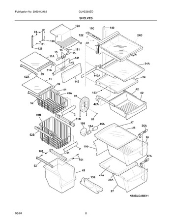 Diagram for GLHS269ZDW0