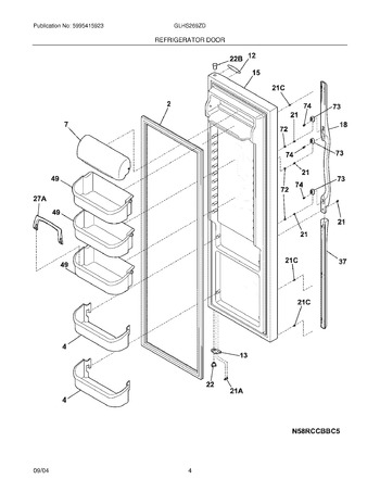 Diagram for GLHS269ZDW2