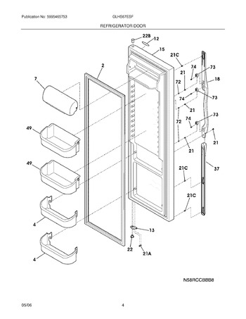 Diagram for GLHS67ESFW1