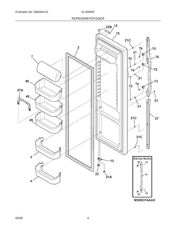 Diagram for GLHS68EFW1